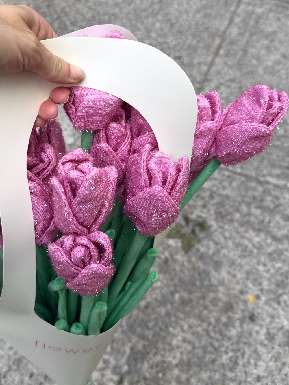 CJ Hendry 5 limited release sparkle pink tulips flowershop juju